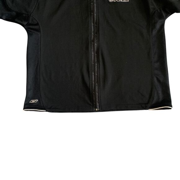 Reebok Mens 2XL Iverson Limited Edition Full Zip Y2K Short Sleeve Shirt Jacket - Picture 11 of 16